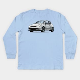 Peugeot 206 RC - White Kids Long Sleeve T-Shirt